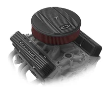 Vintage Series GM Licensed Air Cleaner - Satin Black Machined image 2