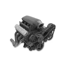 Tall LS Valve Cover with Bowtie/Chevrolet Logo - Natural Machined Finish image 2