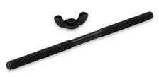 4150 Drop Base Air Cleaner Black w/3" Red Washable Gauze Filter image 5