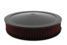 4500 drop base air cleaner black w/3" red washable gauze filter image 4