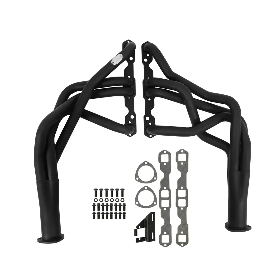 Super Competition Long Tube Headers - Painted for Chevrolet