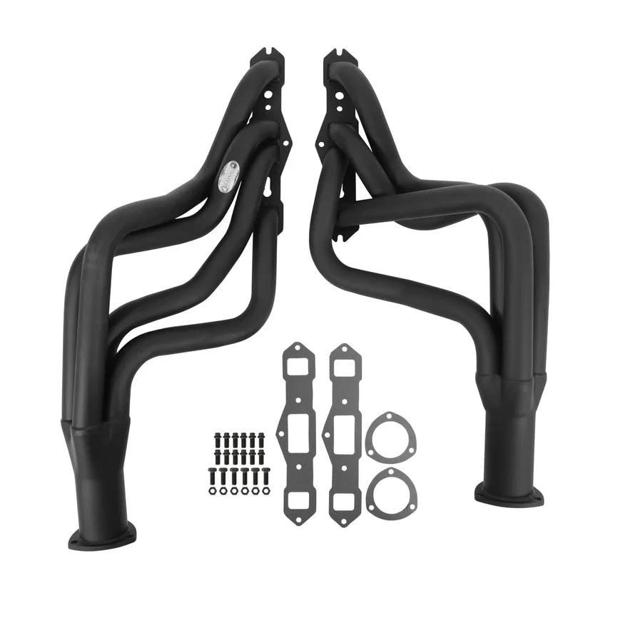 Competition Long Tube Headers - Painted for Oldsmobile