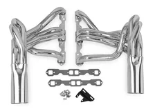 Super Competition Long Tube Headers - Polished Stainless for Chevrolet Corvette image 1