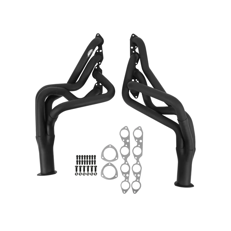 Super Competition Long Tube Headers - Painted for Chevrolet