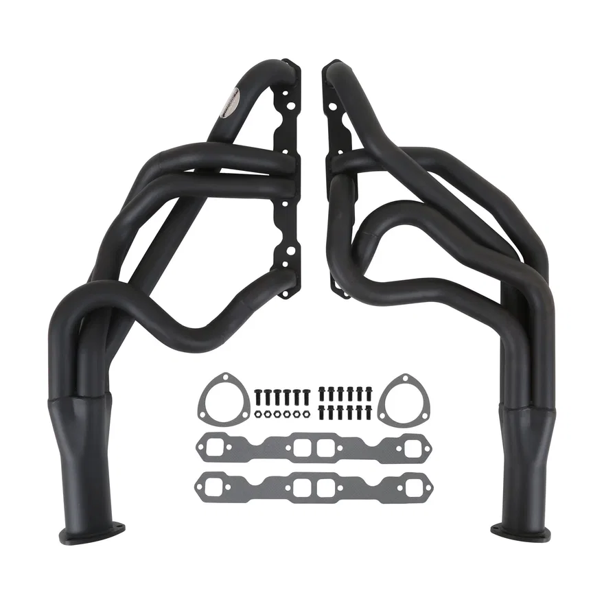 Super Competition Long Tube Headers - Painted for Chevrolet