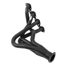 Super Competition Long Tube Header - Painted for Chevrolet Chevy II image 2