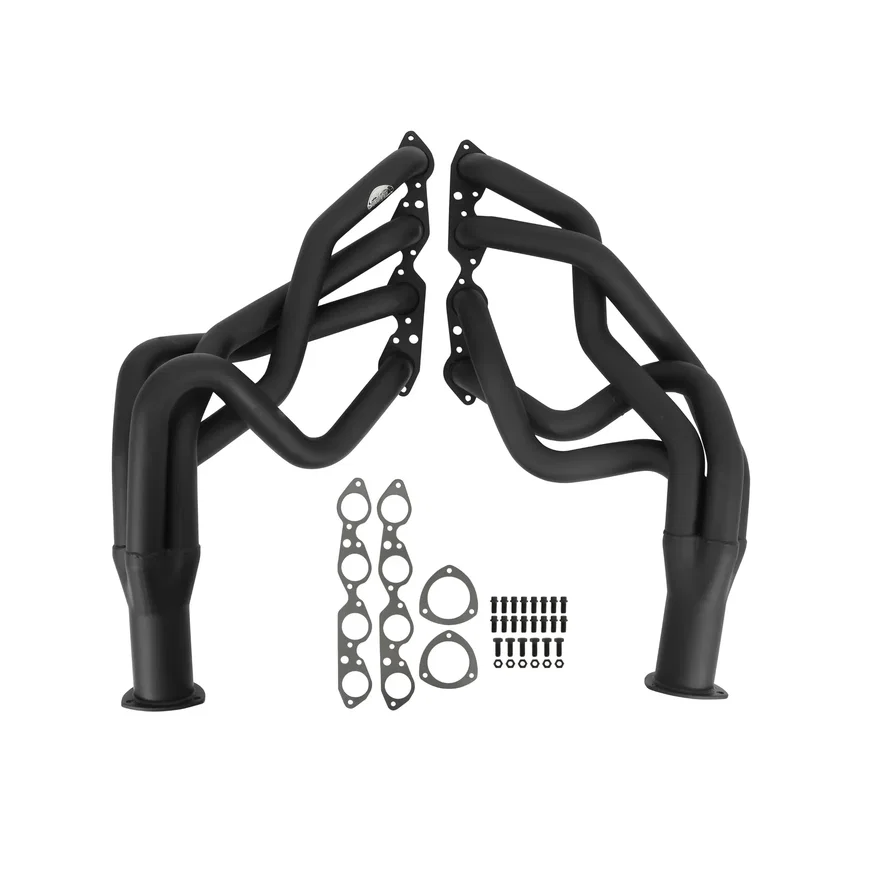 Super Competition Long Tube Headers - Painted for Chevrolet