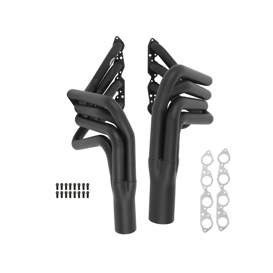 Super Competition Long Tube Headers - Painted for Chevrolet Corvette