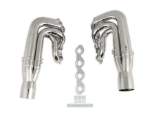 Racingheart 3-Step Dragster Headers - Chrome image 1