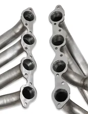 RacingHeart Big Block Chevy Swap Long Tube Headers Natural 304 Stainless for Ford Mustang image 2