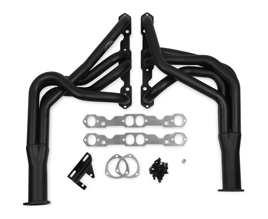 Super Competition Long Tube Headers - Painted for Chevrolet
