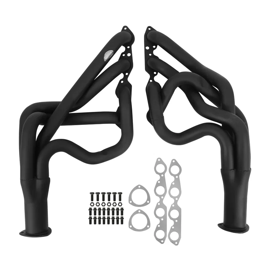 Super Competition Long Tube Headers - Painted for Chevrolet
