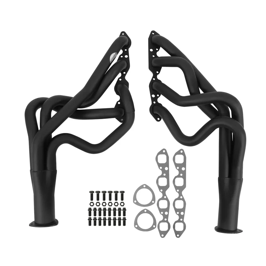 Super Competition Long Tube Headers - Painted for Chevrolet