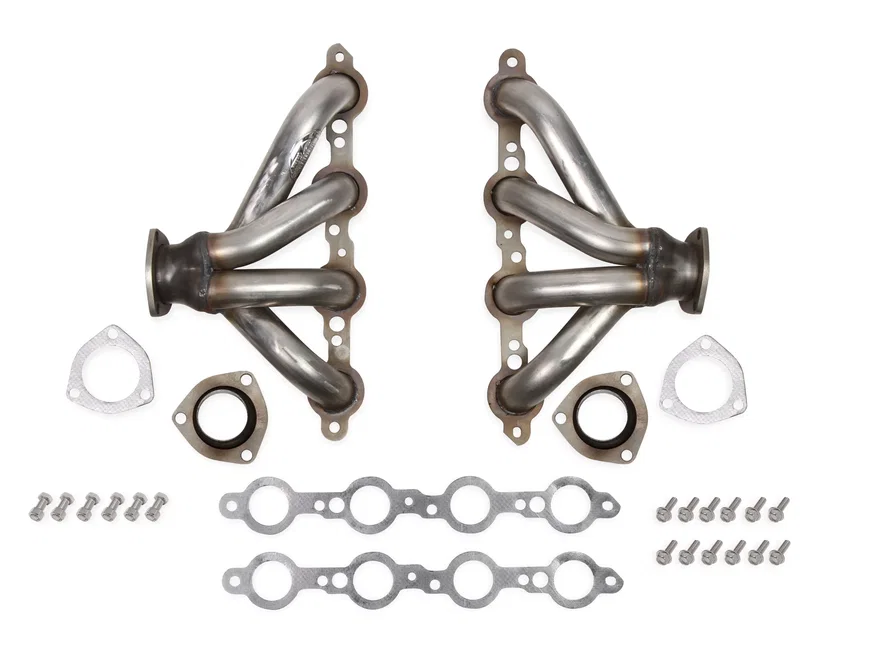Block Hugger Header - Stainless Steel