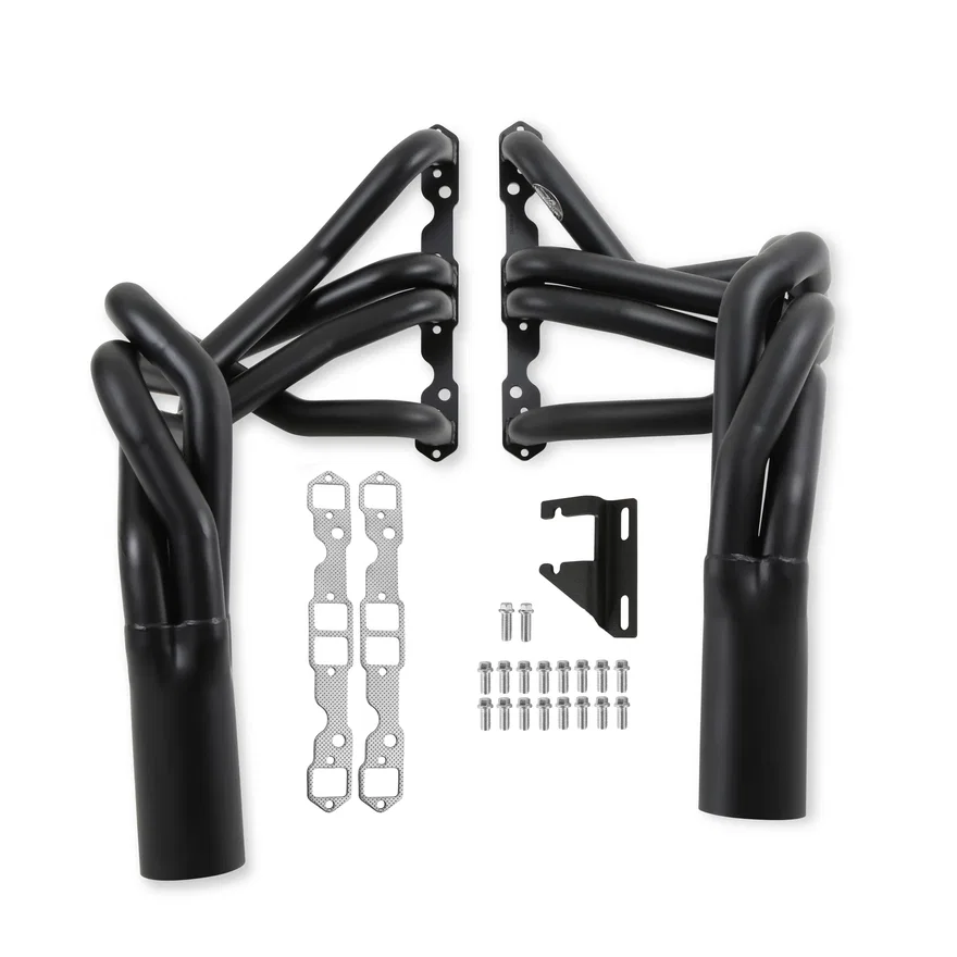 Super Competition Long Tube Headers - Painted for Chevrolet Corvette