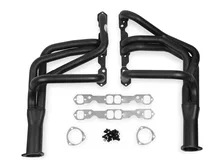 Super Competition Long Tube Headers - Painted for Chevrolet Vega image 1