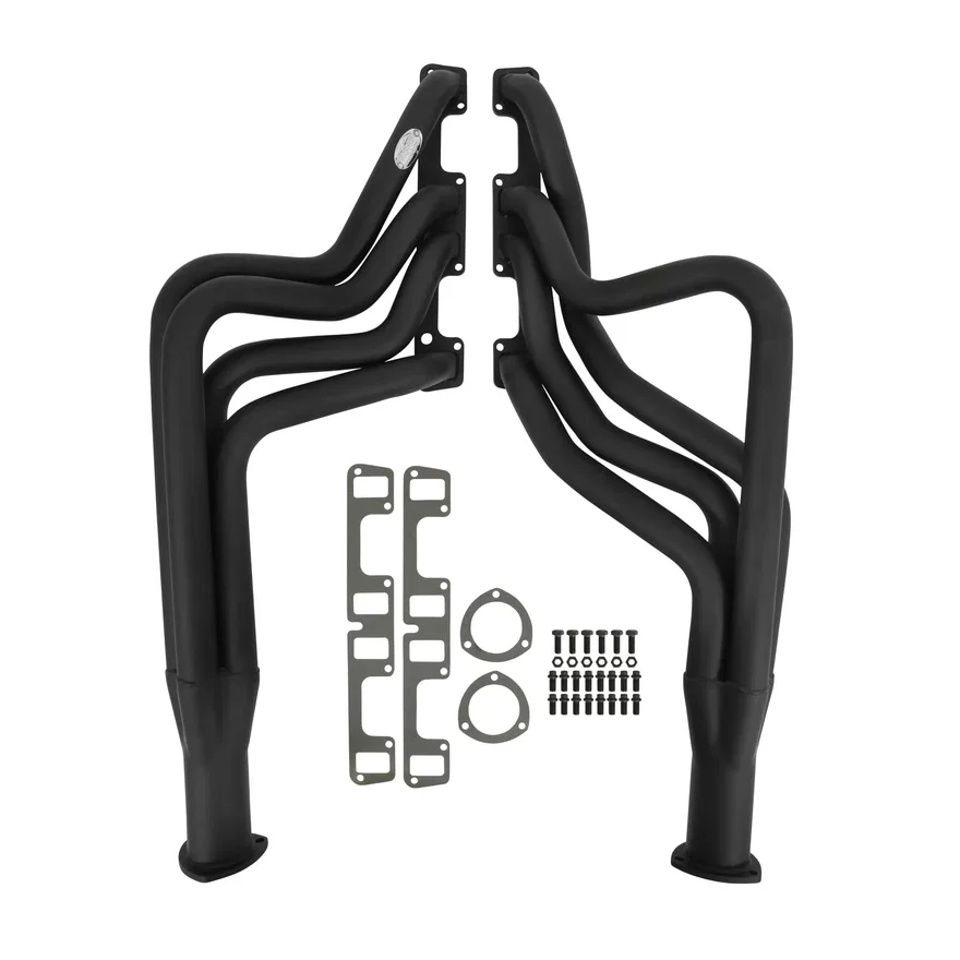 Super Competition Long Tube Headers - Painted for Buick
