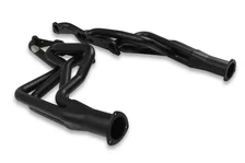 Competition Long Tube Headers - Painted for Pontiac image 2