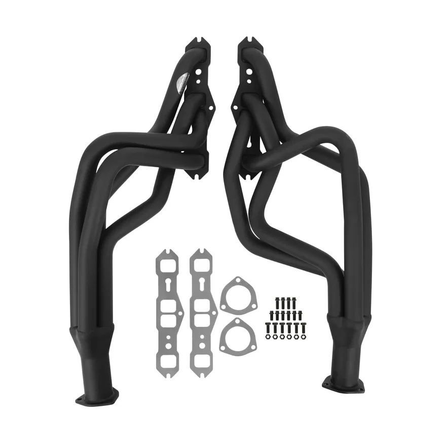 Competition Long Tube Headers - Painted for Oldsmobile