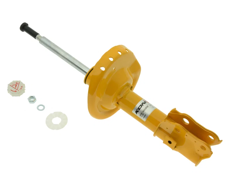 Front Left Sport (yellow) 8710 SERIESs- externally adjustable, non-gas full strut for Subaru Impreza