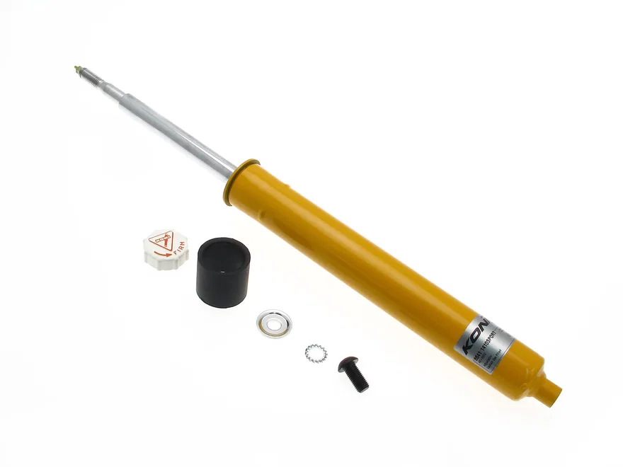 Front Sport (yellow) 8641- externally adjustable, low pressure gas strut insert for Volvo S60