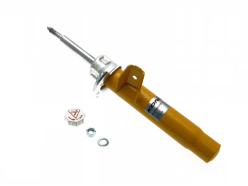 Front Left Sport (yellow) 8741- externally adjustable, low pressure gas full strut for BMW