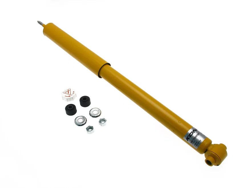 Rear Sport (yellow) 8041- externally adjustable, twin-tube low pressure gas for Pontiac GTO