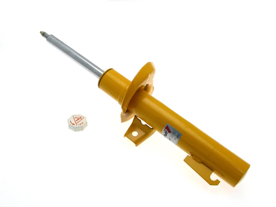 Front Sport (yellow) 8741- externally adjustable, low pressure gas full strut for Volkswagen