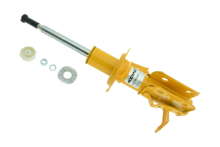 Front Left Sport (yellow) 8741- externally adjustable, low pressure gas full strut