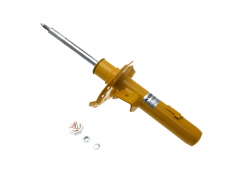Front Left Sport (yellow) 8741- externally adjustable, low pressure gas full strut for Volvo