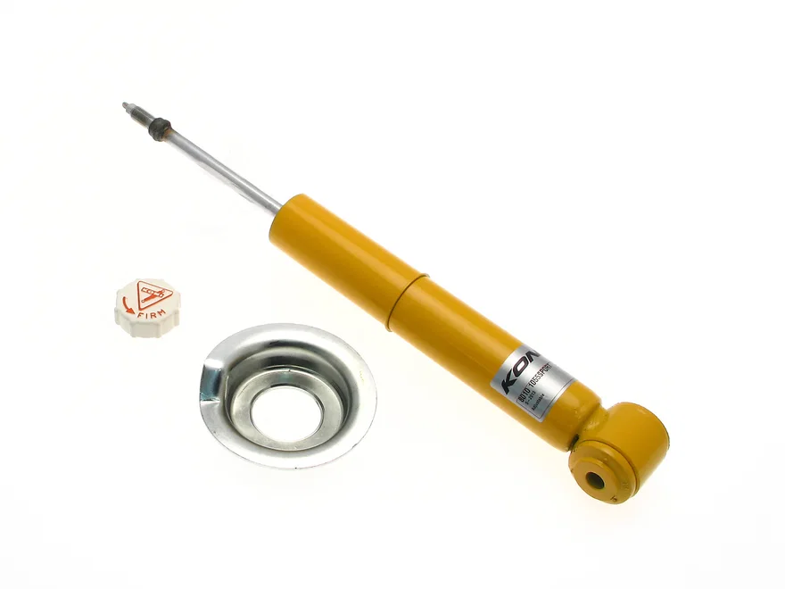 Rear Sport (yellow) 8010- externally adjustable, twin-tube hydraulic (non gas) for Subaru