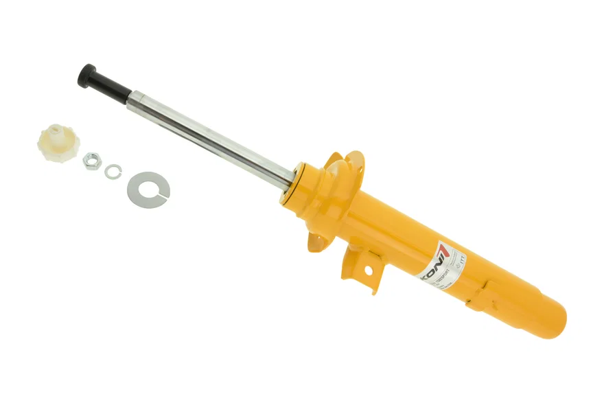 Front Sport (yellow) 8741- externally adjustable, low pressure gas full strut for BMW