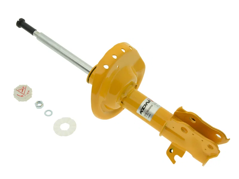 Front Right Sport (yellow) 8710 SERIESs- externally adjustable, non-gas full strut for Subaru Impreza