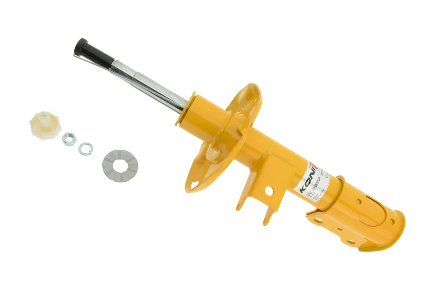 Front Right Sport (yellow) 8741- externally adjustable, low pressure gas full strut for Mercedes-Benz