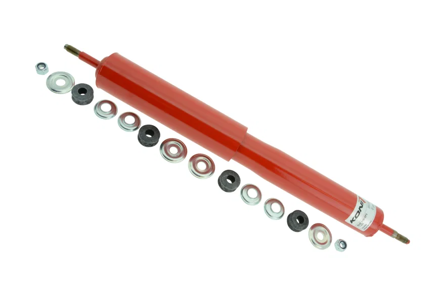 Front Heavy Track (red) 8240- internally adjustable, twin-tube low pressure gas for Land Rover