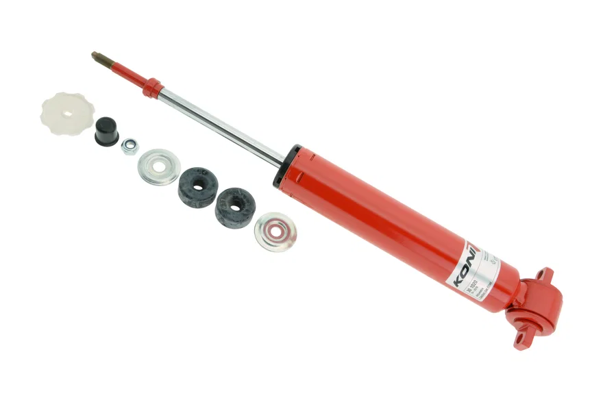 Rear Special (red) 30 SERIESs- 4 pos. adjustable mono-tube high pressure gas for Mercedes-Benz