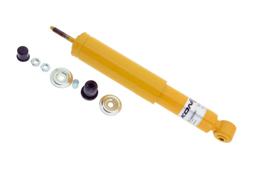 Rear Sport (yellow) 80 SERIESs- internally adjustable, twin-tube non-gas for BMW
