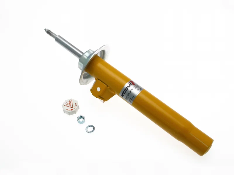 Front Left Sport (yellow) 8741- externally adjustable, low pressure gas full strut for BMW Z4