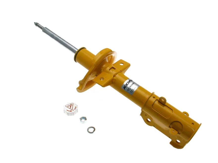 Front Sport (yellow) 8741- externally adjustable, low pressure gas full strut for Ford Mustang