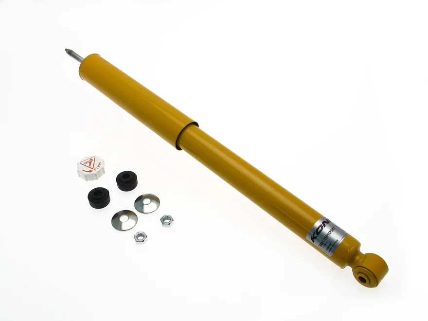 Rear Sport (yellow) 8041- externally adjustable, twin-tube low pressure gas for Saab
