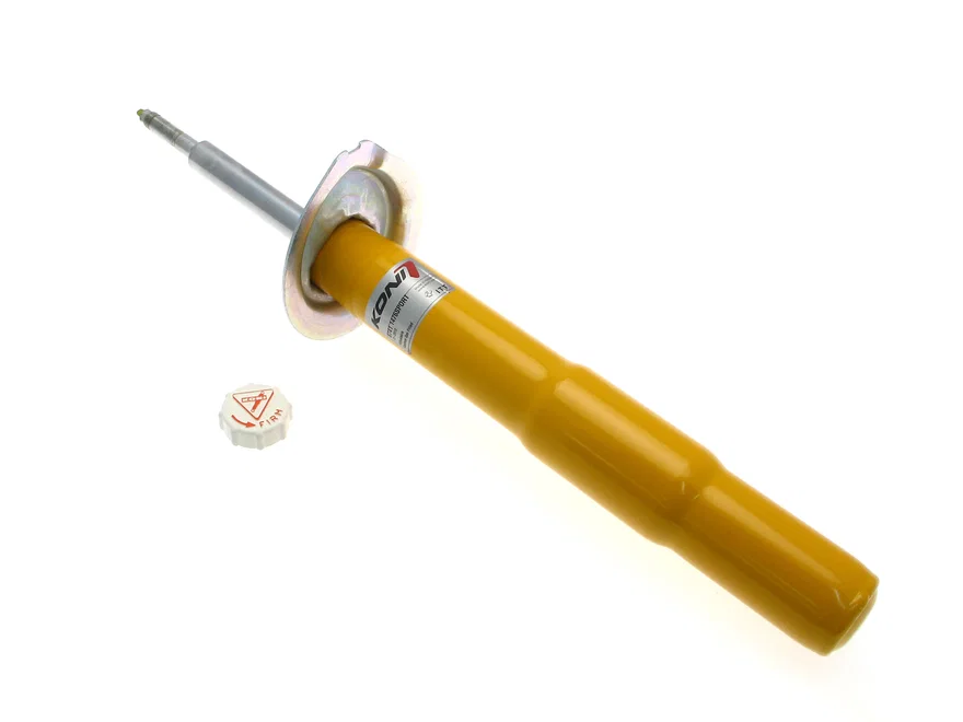 Front Sport (yellow) 8741- externally adjustable, low pressure gas full strut for BMW