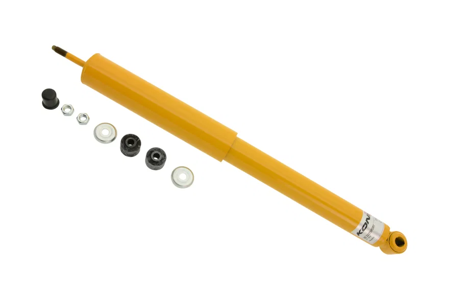 Rear Sport (yellow) 80 SERIESs- internally adjustable, twin-tube non-gas for Toyota Corolla