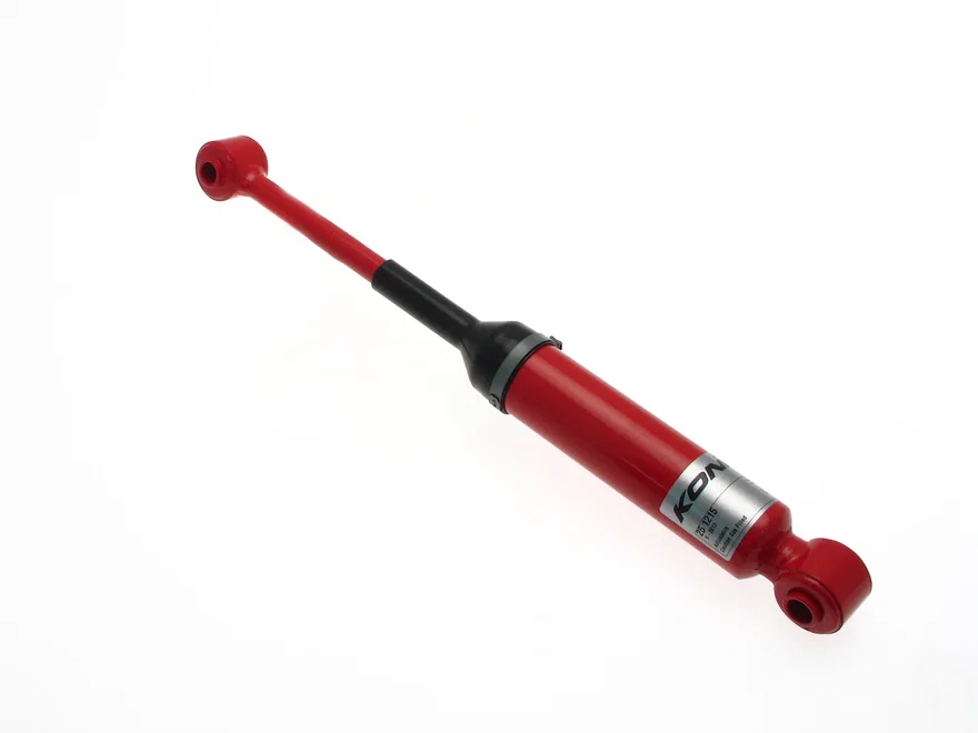 Quad Shock (red)- Horizontally mounted rear axle damper
