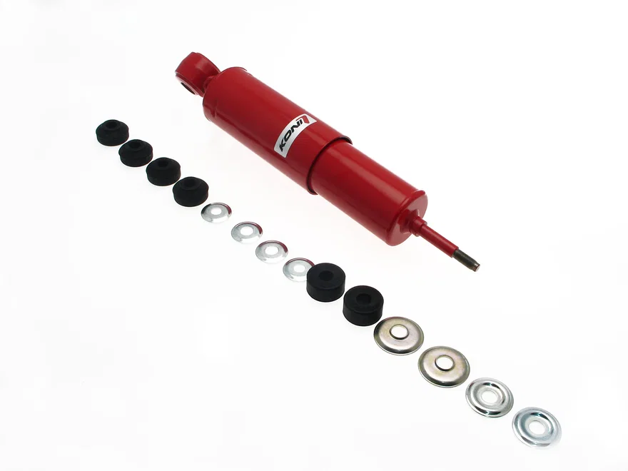 Rear RAID (red) 90 SERIESs- internally adjustable non-gas, extreme off-road shock for Land Rover