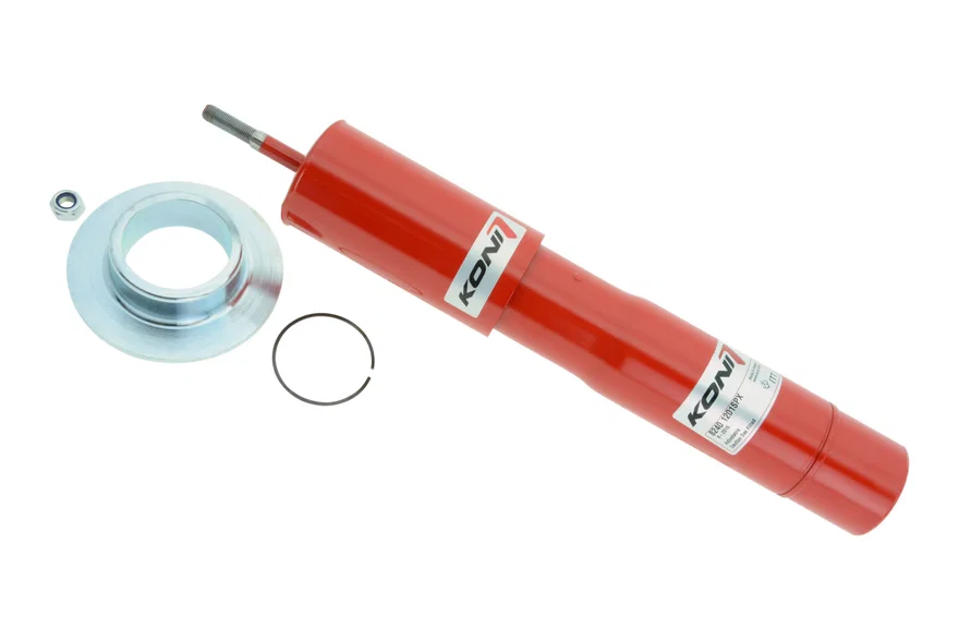 Front Heavy Track (red) 8240- internally adjustable, twin-tube low pressure gas for Jeep