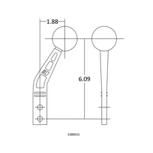 Billet/Plus Shifter Stick - Black/Machined image 6