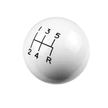 Shift Knob - 5-Speed Pattern - White image 3