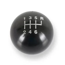 Billet Shift Knob - 6-Speed Pattern - Gloss Black image 1