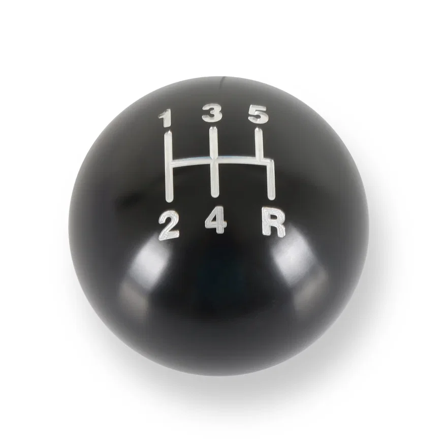 Billet Shift Knob - 5-Speed Pattern - Gloss Black