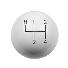 Shift Knob - 4-Speed - White image 2